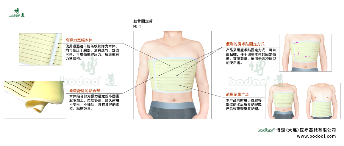 胸肋固定带的产品详情