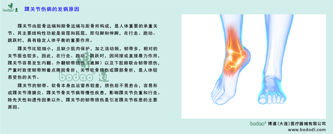 踝关节伤病的主要原因